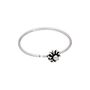 Sterling Silver Flower Hoop Nose And Ear Tragus Ring, thumbnail 1 of 3