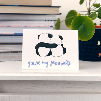 Valentines Card 'You're My Favourite' No Bows, 2 of 4