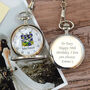 Personalised 50th Birthday Pocket Watch Family Crest, thumbnail 1 of 5