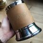 Personalised Leather Wrapped Tankard, thumbnail 6 of 7