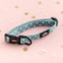 Dog Collar | Blue Polka Dot, thumbnail 1 of 5