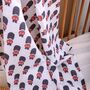 Muslin Swaddle Blanket London Soldiers Baby Gift, thumbnail 4 of 12