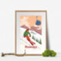 Bansko Ski Resort Bulgaria Travel Poster Art Print, thumbnail 5 of 8