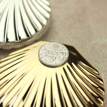 60th Birthday Sixpence Shell Compact Mirror, 4 of 9