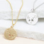 Pisces Star Sign Necklace Silver Or Gold, thumbnail 2 of 5