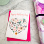 Mothers Day Plantable Flower Heart Seed Paper Card, thumbnail 1 of 5