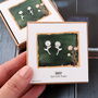 Birth Month Flower Earring Studs, thumbnail 1 of 9