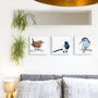 Inky Magpie Canvas Gallery Print, thumbnail 9 of 10