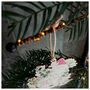 Wooden Christmas Cat Hanging Tree Decoration, thumbnail 2 of 6