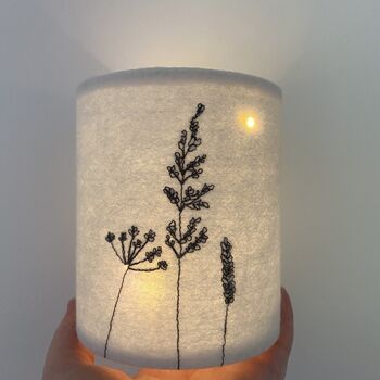 Hedgerow Embroidered Lantern, 5 of 6