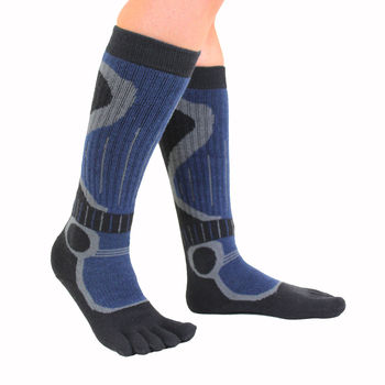 Sports Ski/Snow Knee High Toe Socks, 2 of 4