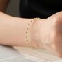 Natural Peridot Gemstone Bracelet, thumbnail 5 of 6