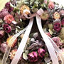Cottage Style Dried Flower Wreath, thumbnail 1 of 8