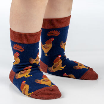 Kids Bamboo Socks | Chicken Socks | Sustainable Socks | Eco, 3 of 3