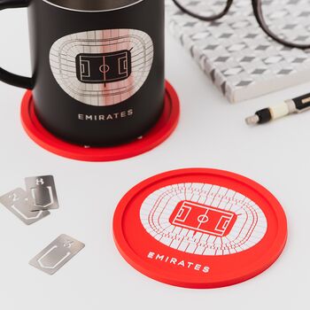 Football Stadium Pvc Coaster + Optional Matching Engraved Mug Gift, 4 of 12