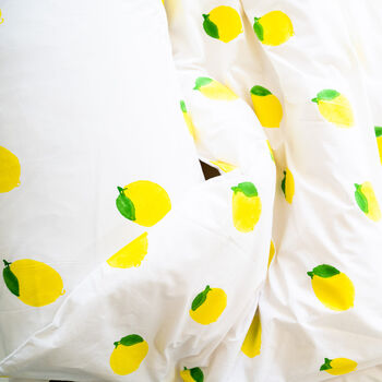 Lemon Yellow Bedding Set, 2 of 3