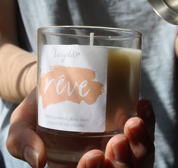 Personalised Reve Scented Candle, 2 of 2