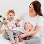 Personalised Floral Mummy And Me Matching Pyjamas, thumbnail 1 of 7