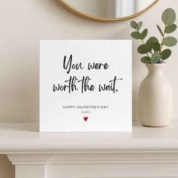 Custom Valentine's Day Card For Boyfriend, Husband, Partner, 8 of 8