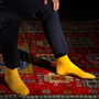 Luxury Cotton Socks Gift Box In Mustard, thumbnail 1 of 5