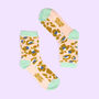 Pastel Leopard Print Socks Set Of Three, thumbnail 4 of 8