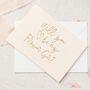 Will You Be My Flower Girl? Gold Foil Card, thumbnail 4 of 4