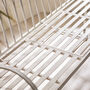 Large Cream Companion Bench Seat With Table, thumbnail 5 of 7
