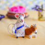 Jubilee Queen Mouse With Princess Corgi, thumbnail 1 of 5