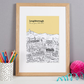 Personalised Loughborough Print, 3 of 9