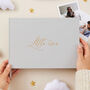 Baby Memory Book Little One Grey With Gold Foil, thumbnail 1 of 12