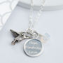 Personalised Birthstone Sentiment Necklace, thumbnail 11 of 12