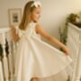 Vera ~ Ivory Flower Girl Or Communion Dress, thumbnail 2 of 9