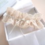 Sophia Luxury Lace Wedding Garter, thumbnail 10 of 11