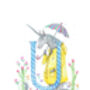 U Is For Unicorn Alphabet Art Print, thumbnail 2 of 12