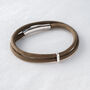 Men’s Personalised Family Links Wrap Bracelet, thumbnail 4 of 7