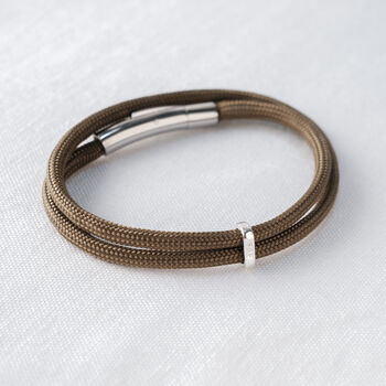 Men’s Personalised Family Links Wrap Bracelet, 4 of 7