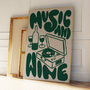 Music And Wine Print, thumbnail 8 of 10