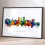 Maidstone Skyline Cityscape Art Print, thumbnail 1 of 12