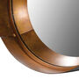 Small Round Black Cylinder Wall Mirror, thumbnail 3 of 10