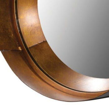 Small Round Black Cylinder Wall Mirror, 3 of 10