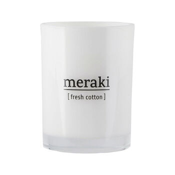 Meraki Fresh Cotton Scented Candle, 7 of 7