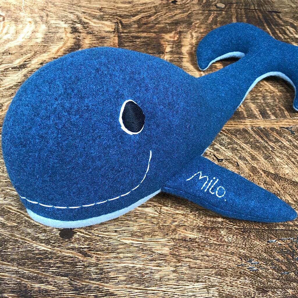 large whale soft toy