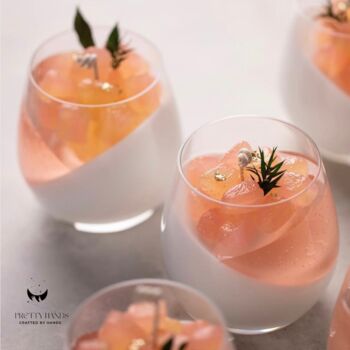 Personalised Gift Orange Panna Cotta Candle With Free Greeting Card, 3 of 5