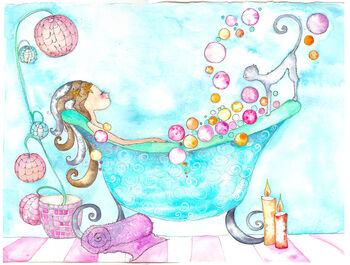 Bubble Bath Woman, 3 of 3