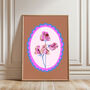 Sweet Pea Art Print Truffle, thumbnail 4 of 5