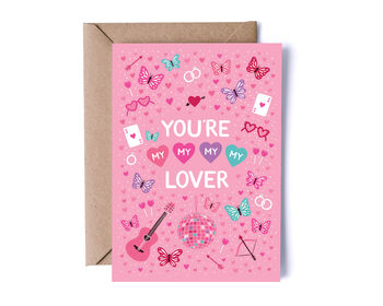 Taylor Swift You're My Lover Valentine's Day Card, 4 of 5