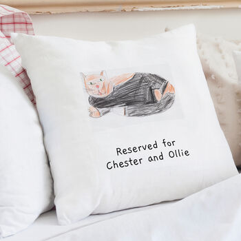 Personalised Childrens Drawing Photo Upload Cushion, 3 of 7