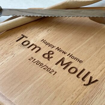 Personalised House Chopping Board, 5 of 6