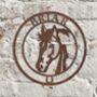 Personalised Metal Horse Stable Door Name Plate, thumbnail 1 of 2