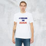 Personalised Football Number One Fan Men's Tee, thumbnail 3 of 3
